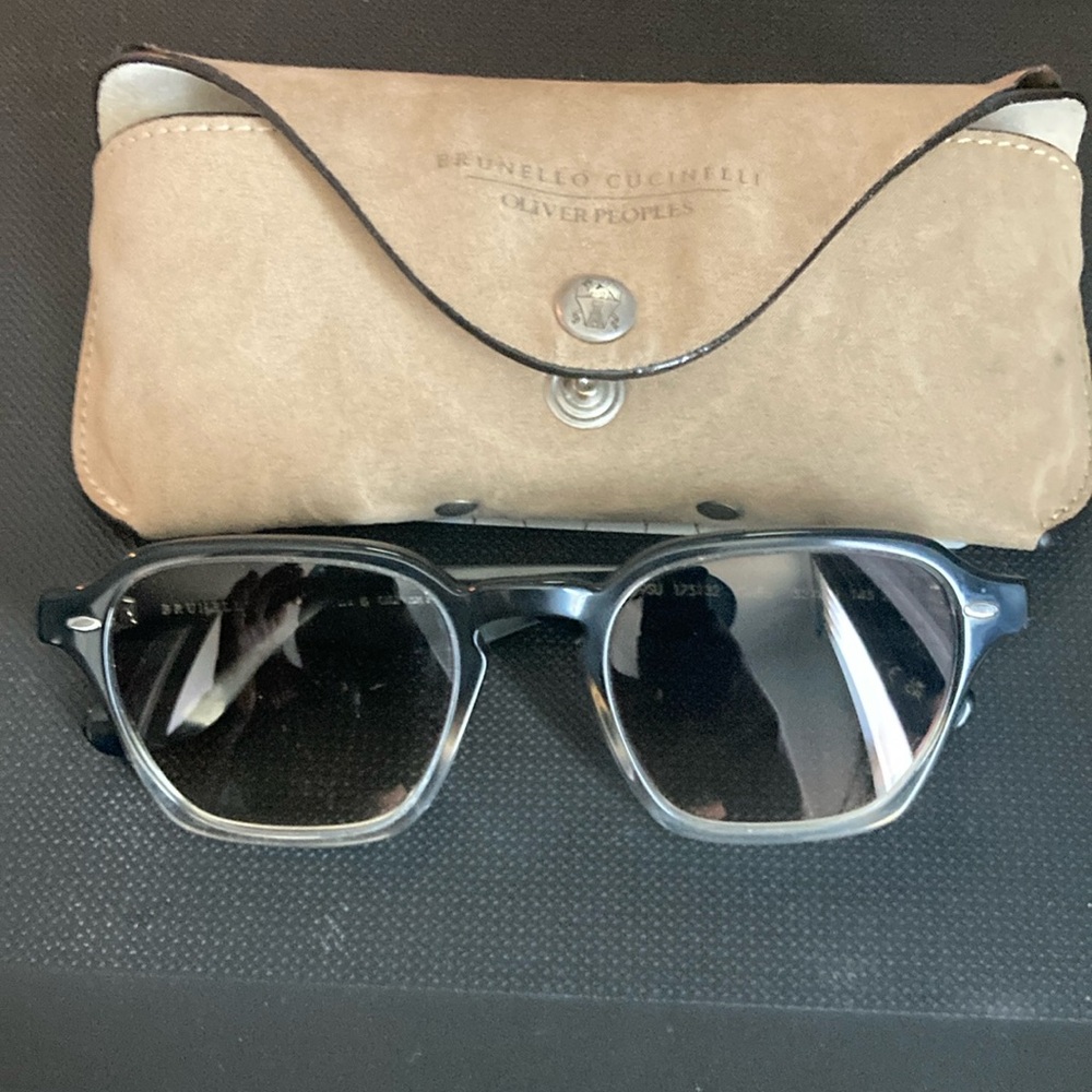 Brunello Cucinelli Black Glasses
